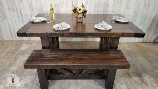 Custom Made Reclaimed Wood Dining Table, Barnwood Table, Farmhouse Table