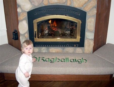 Custom Made Fireplace Hearth Safety Seat