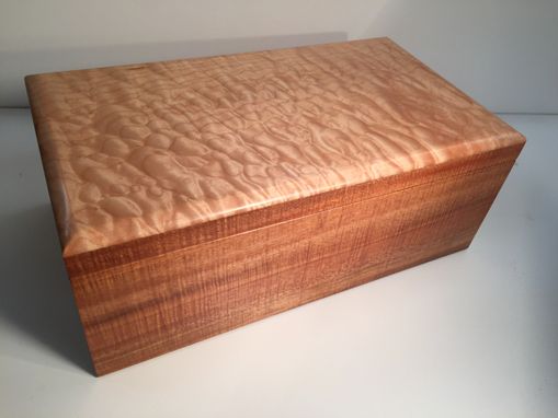 Custom Made Handcrafted Humidor - Koa And Quilted Maple