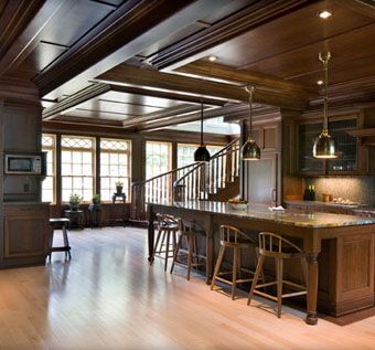 Custom Made Traditional Kitchen Cabinets