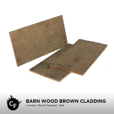 Custom Made Barn Wood Brown Cladding