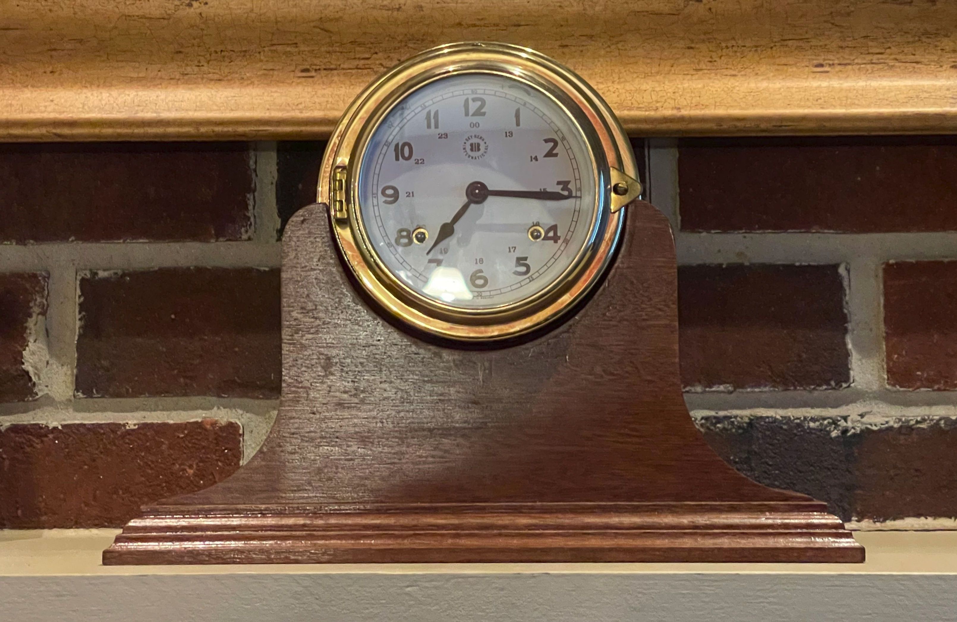 Hand Crafted Ship's Clock Stand by Mountain Woodworker