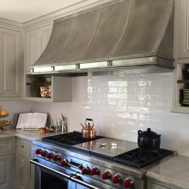 Zinc Range Hoods, Custom Kitchen Hoods