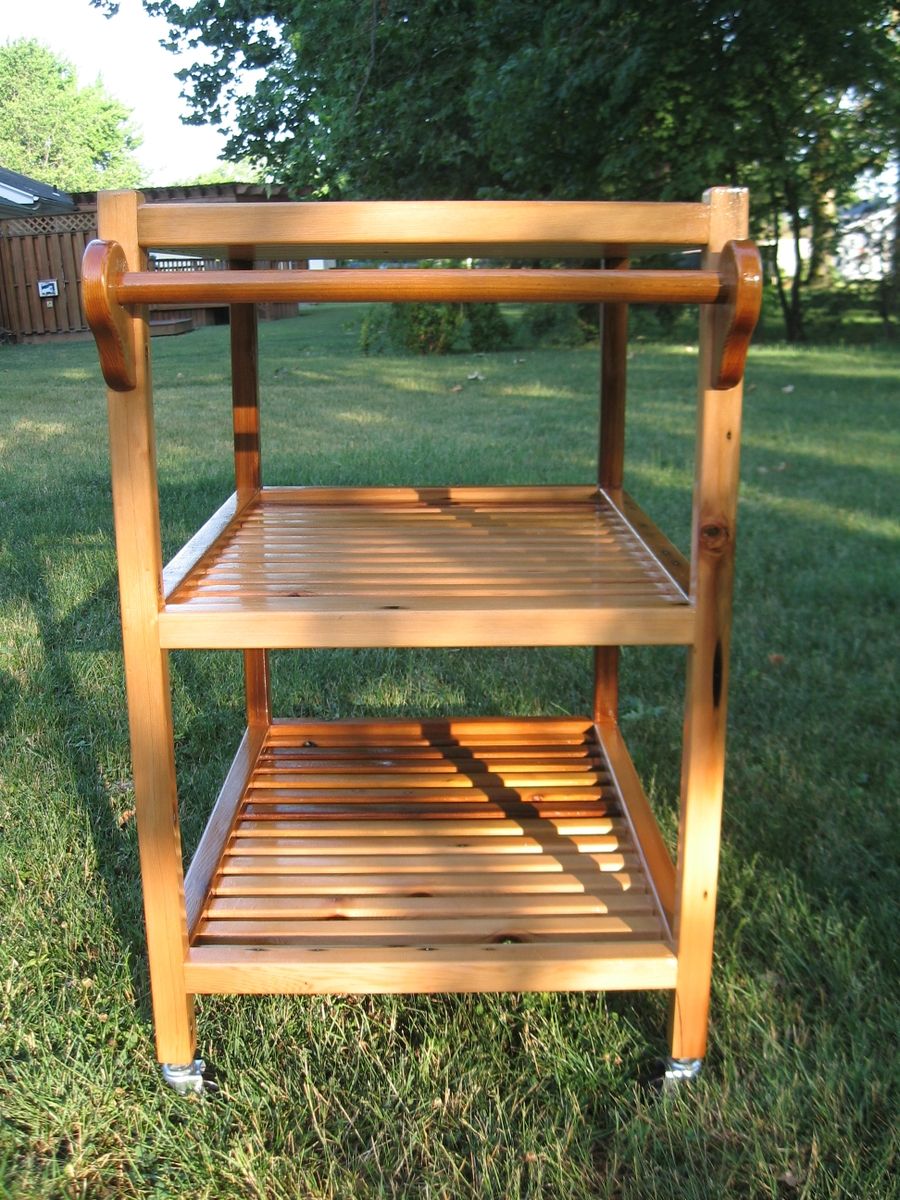 Buy Handmade Reclaimed Cedar Outdoor Grill Cart, made to order from