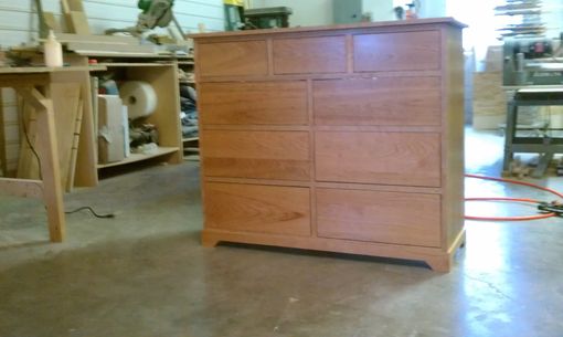 Custom Made Cherry 9 Drawer Dresser