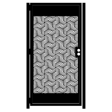 Custom Made Ornate Steel Gate - Decorative Steel Panel - M.C. Escher - Handmade - Custom Gate - Garden Gate