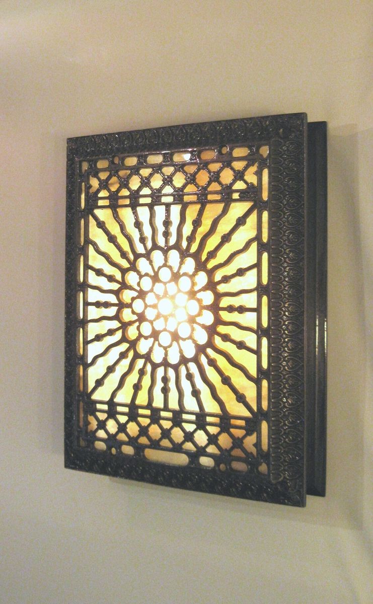 Hand Made 19th Century Cast Iron Wall Sconce by Bader Art Metal ...