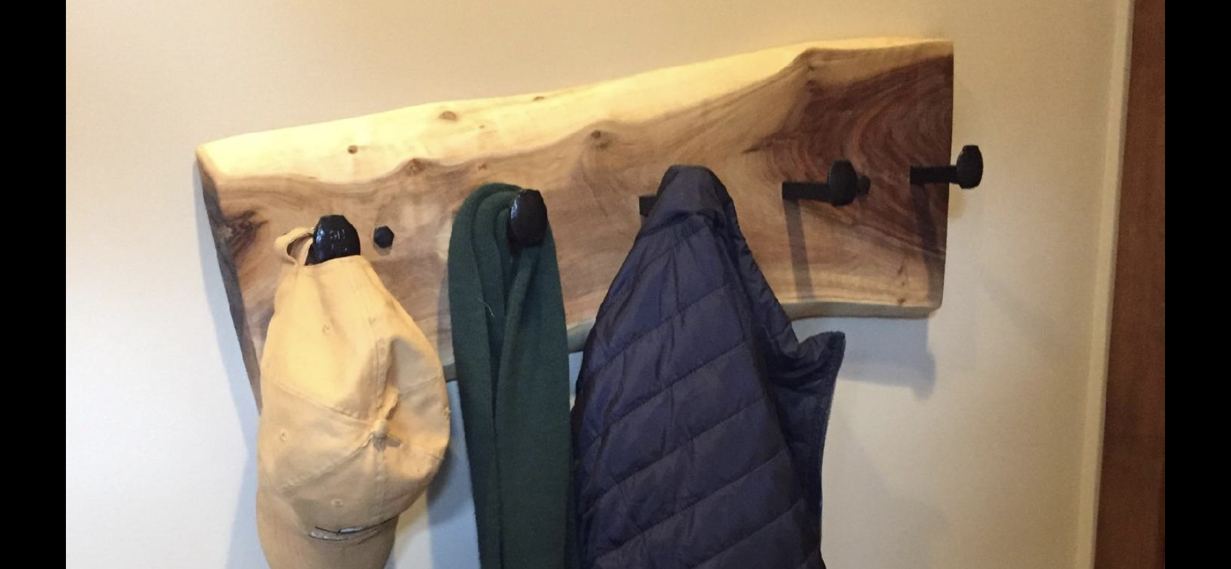 Buy Custom Made Coat Rack, made to order from Harris Carpentry