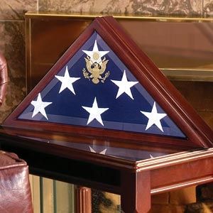 Custom Made American Flag Display Cases