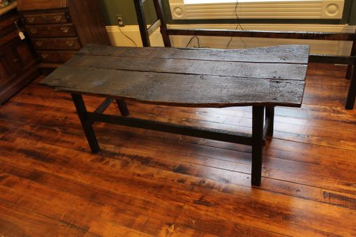 Custom Made Reclaimed Barnwood Sofa Table And Coffee Table