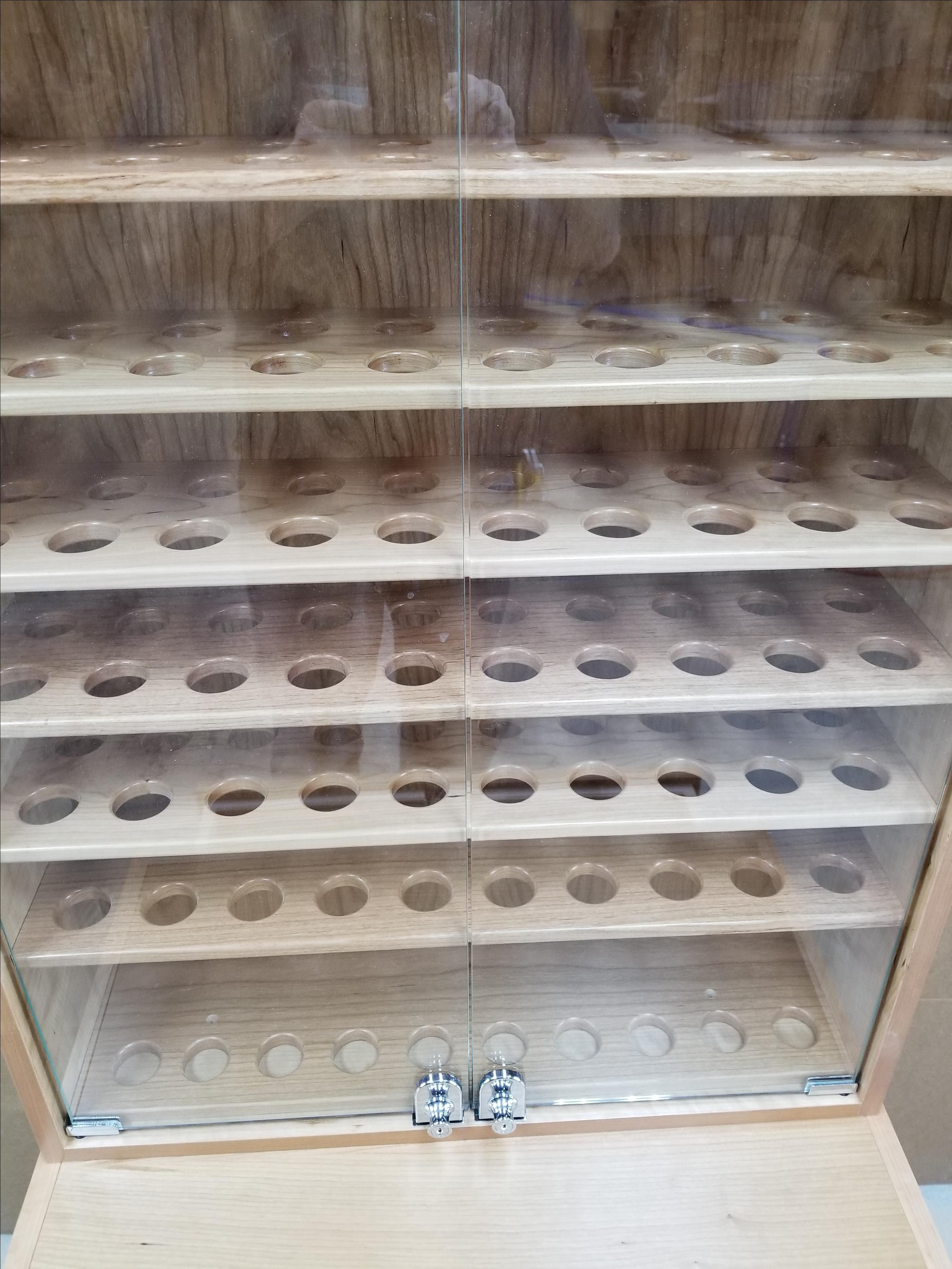 Hand Crafted Pipe Smoking Display by Kirk Kreations