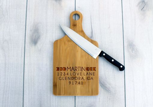 Custom Made Personalized Paddle Board -- Cb-Pad-Martin Bold Arrow