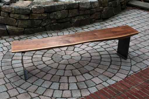 Custom Made Slab Wood And Natural Edge Benches Mantle Tabletops