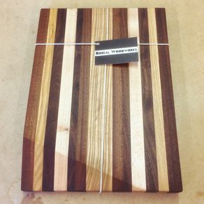 Custom Made End-Grain White Oak Cutting Board With A Walnut Accent (Butcher  Style) by ShopDog Turnery