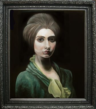 Custom Made Chiara-Acrylic Portrait, Framed