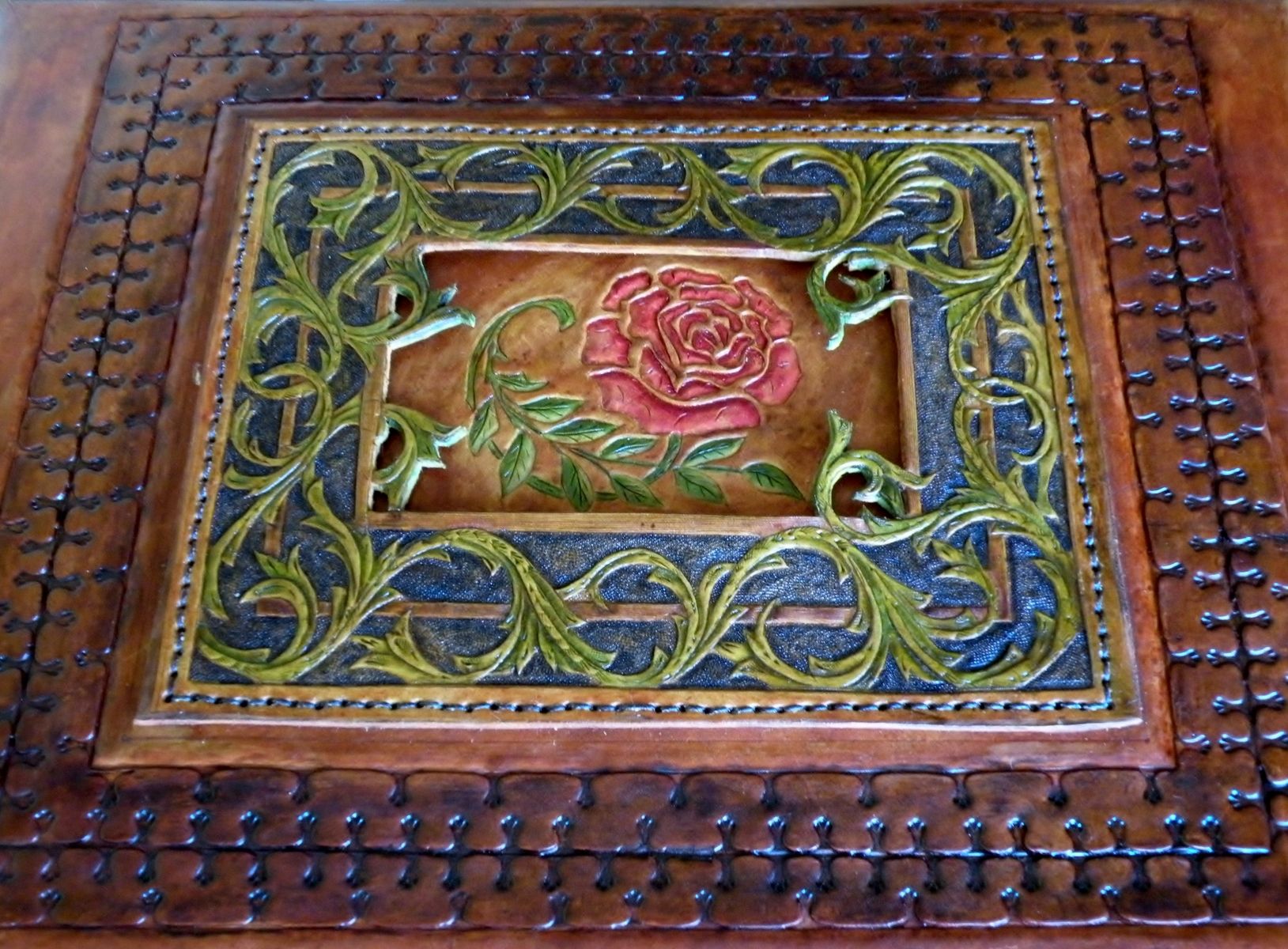 Hand Made Leather Jewelry Box by Rics Leather | CustomMade.com