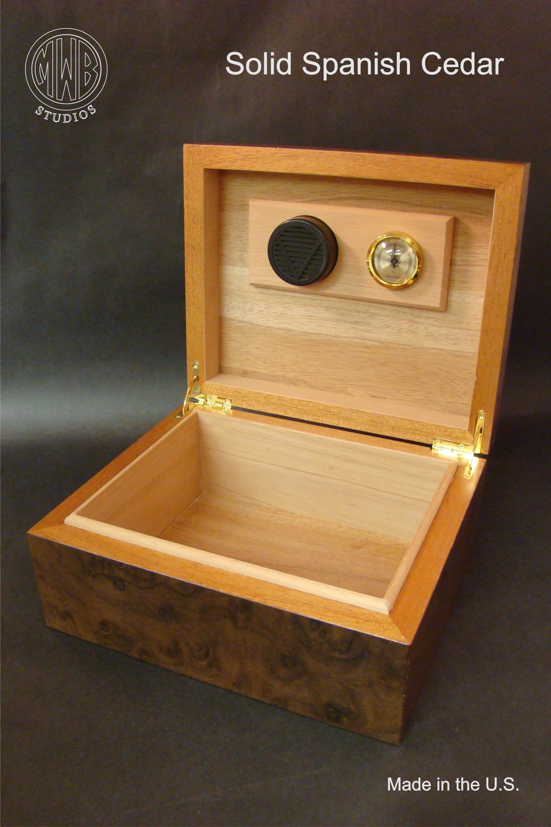 Handmade Custom Humidor Handcrafted In The U.S. Hd24 With Free Shipping