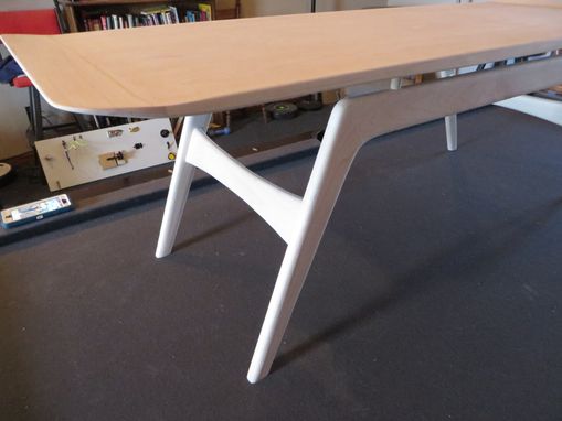 Custom Made Danish Mid-Century Modern Coffee Table