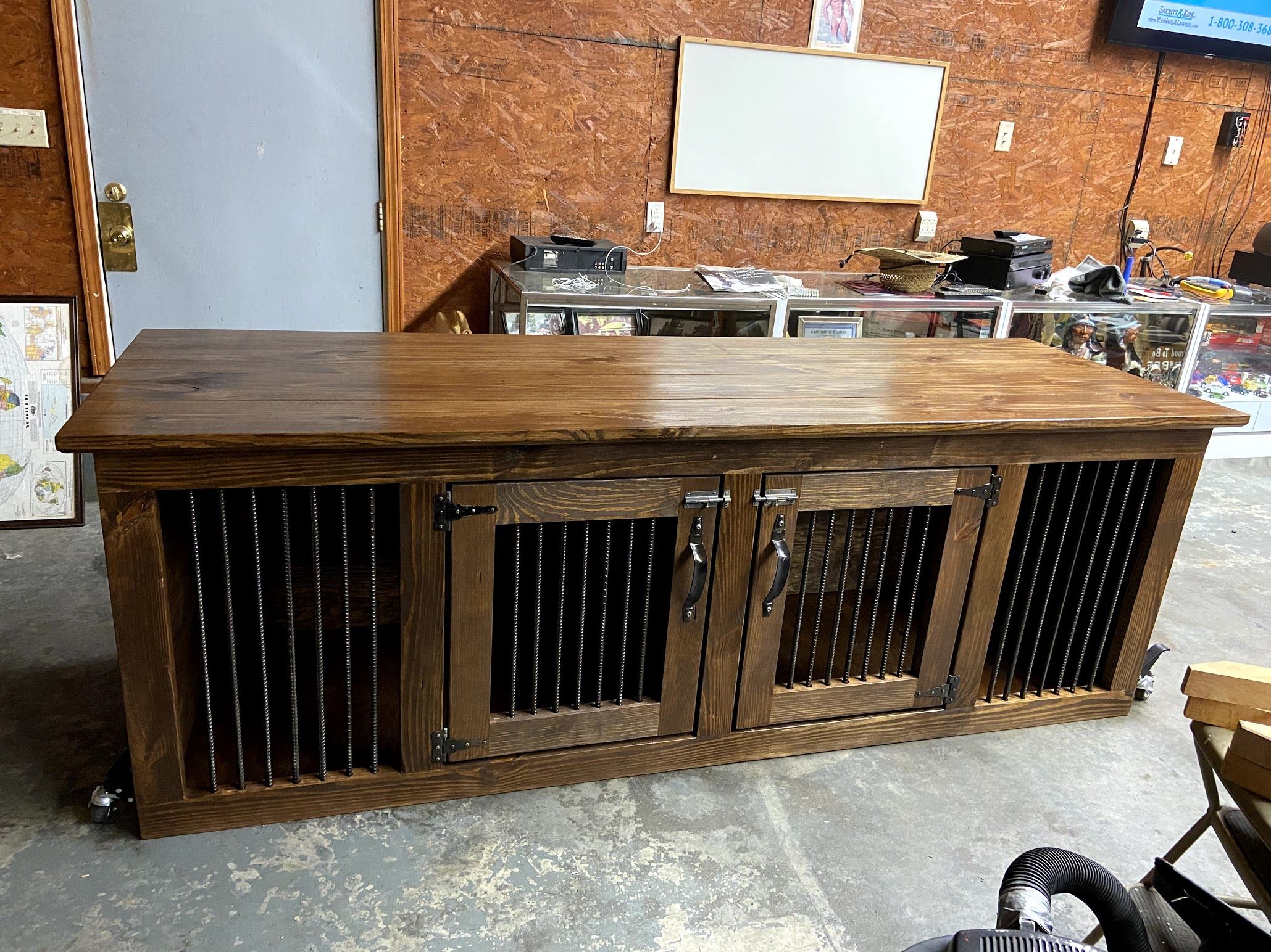 Buy Hand Crafted Dog Kennel, made to order from Harris Carpentry ...