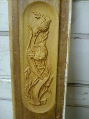 Custom Made Low Relief Carved Door Panel