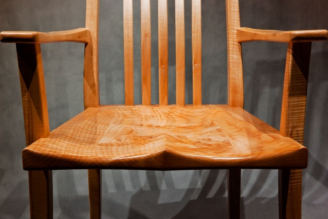 Handmade BigLeaf Maple Chairs by Dan Joseph Woodworks