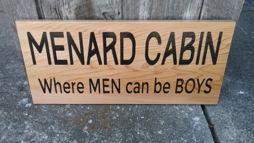 Custom Made Cedar Name Signs