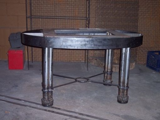 Custom Made Store Fixture Or For Home. Oval Table Base