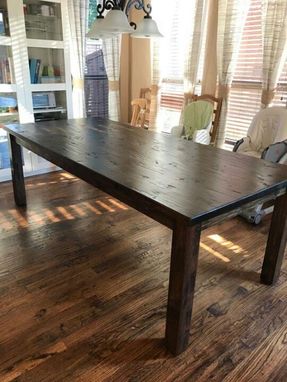 Custom Made Hardwood Classic Farmhouse Tables