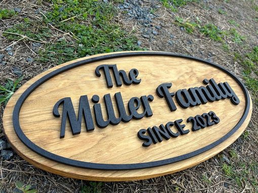 Custom Made Family Custom Wood Sign - Personalized Family Name Sign - Last Name Pallet Sign