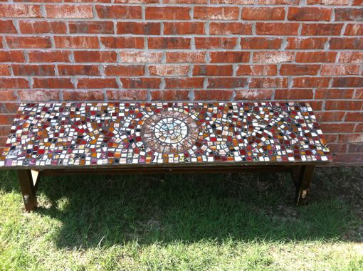 Custom Made Broken China Mosaic Coffee Table