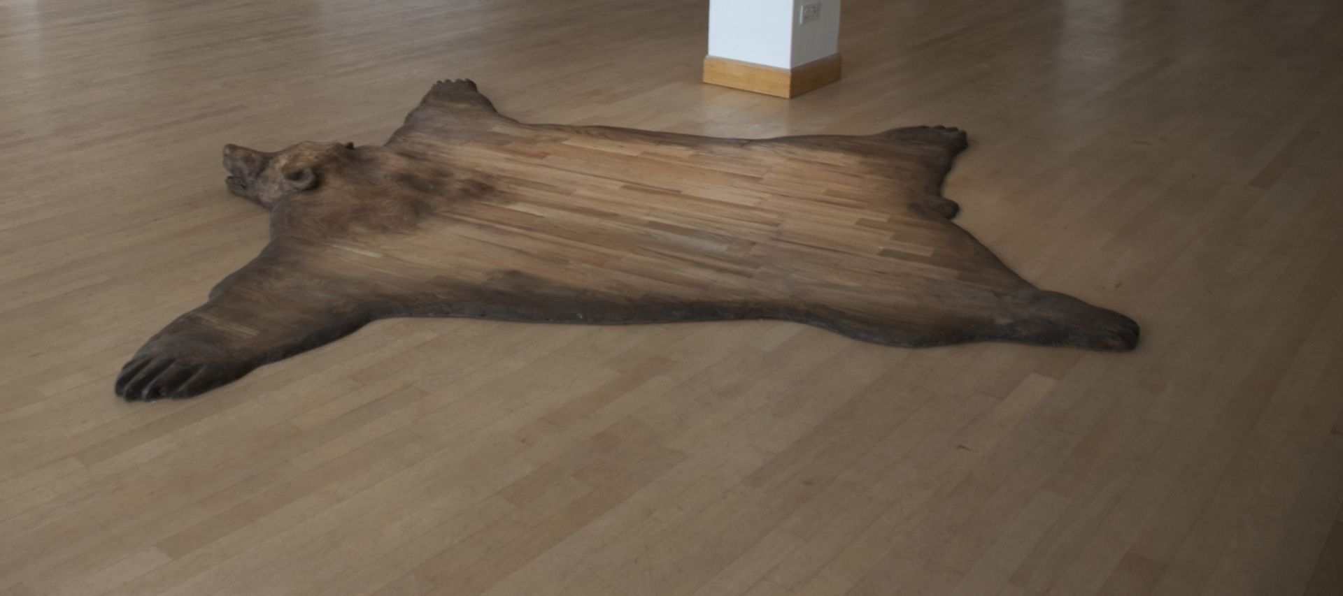 Hand Crafted Hardwood Floor Skin Bear Rug by Name This Design ...