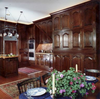 Custom Made Formal Wall Paneling & Door - Kitchen