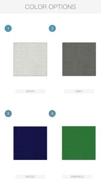 Custom Made Usa Made French Linen Pillowcase- Indigo Navy Blue