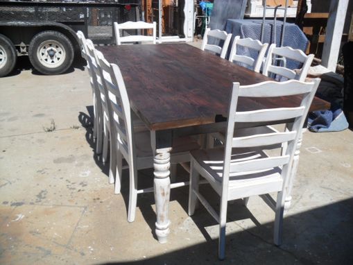 Custom Made Reclaimed Wood Dining Table And Chairs Custom Made In The Usa From Reclaimed Wood