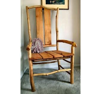 Custom Made Custom Alder & Dogwood Chair