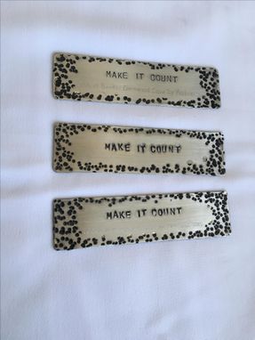 Custom Made Hand Stamped Bookmark