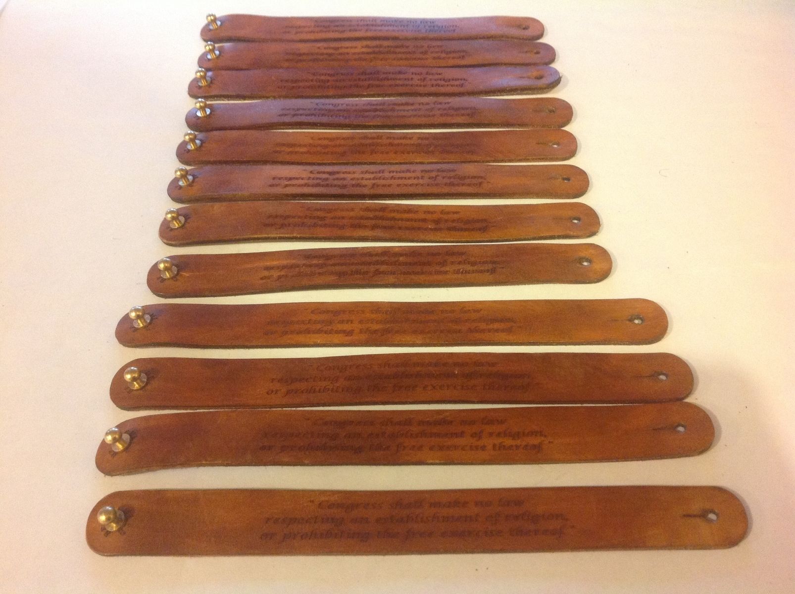 Laser engraved bracelet Clearance