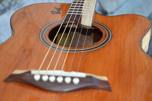 Custom Made Pinol Guitars And Ukuleles Solid Cocobolo Rosewood Body/Mahogany Top ( Free Shipping)