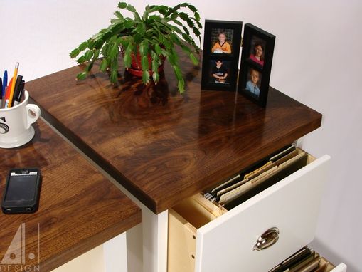 Custom Made Walnut Topped Desk