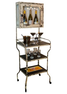 Custom Made Vintage Medicine Cabinet Bar