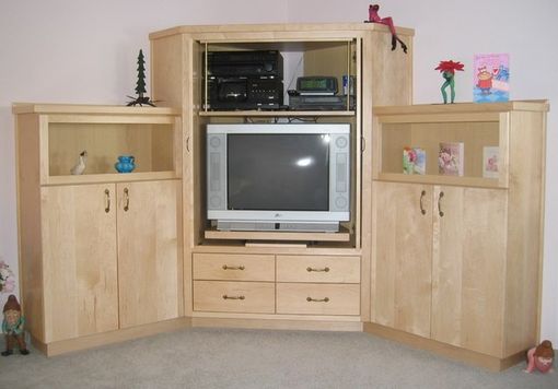 Custom Made Maple Entertainment Center