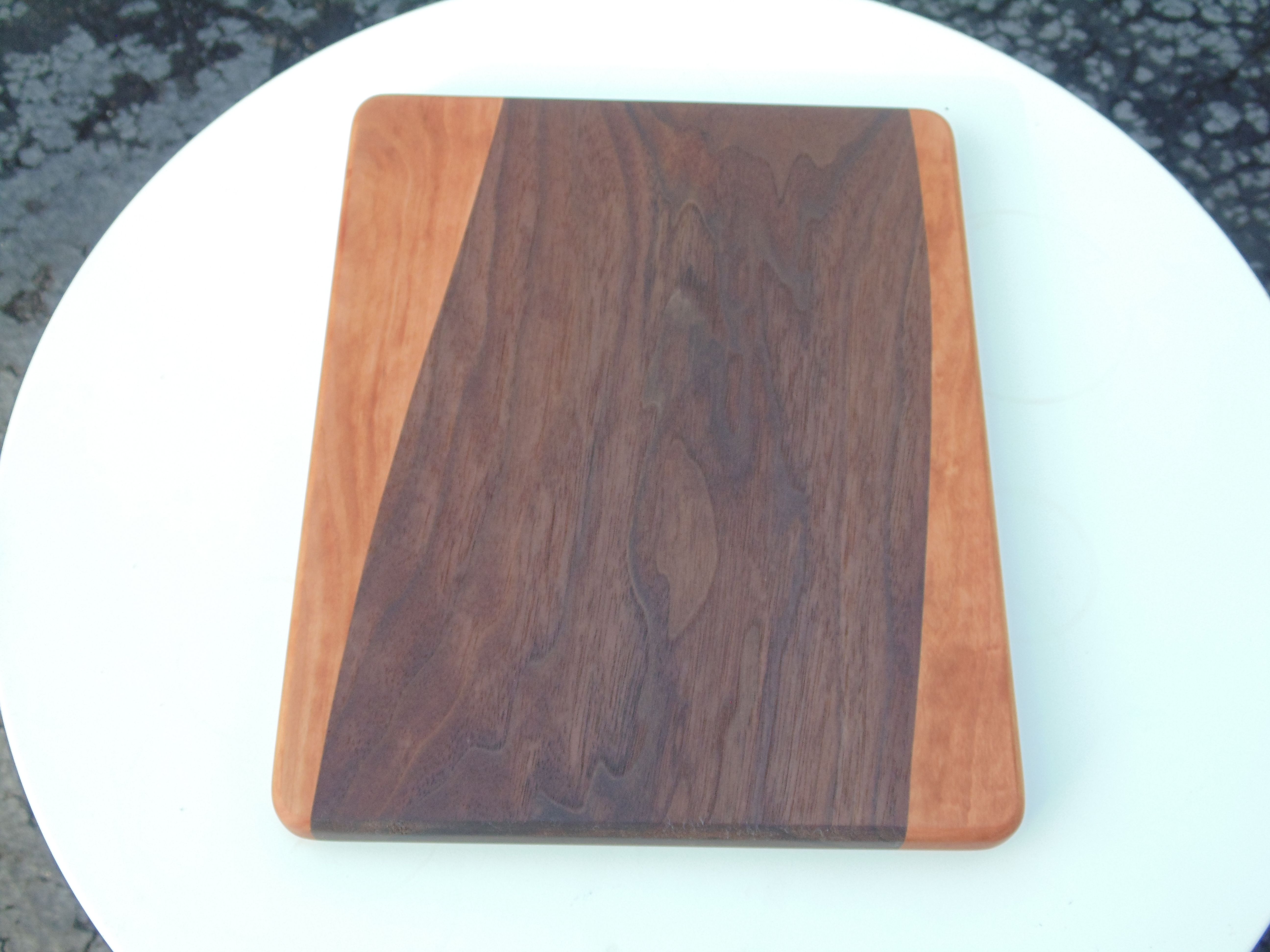 Custom Made Walnut/Cherry Cutting Board by Insight Woodworking LLC