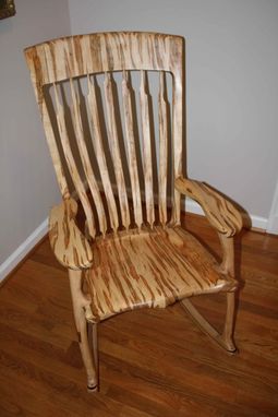 Custom Made Deja Vu Ambrosia Maple Rocking Chair