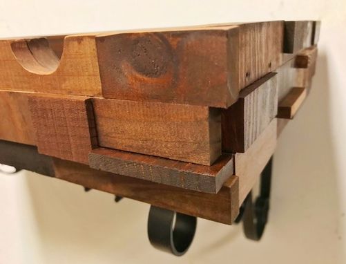 Custom Made 3-D Wood Wine Rack