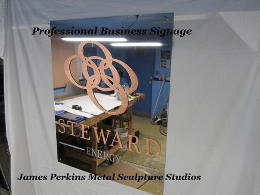 Custom Made Metal Business Signage / Logo Art