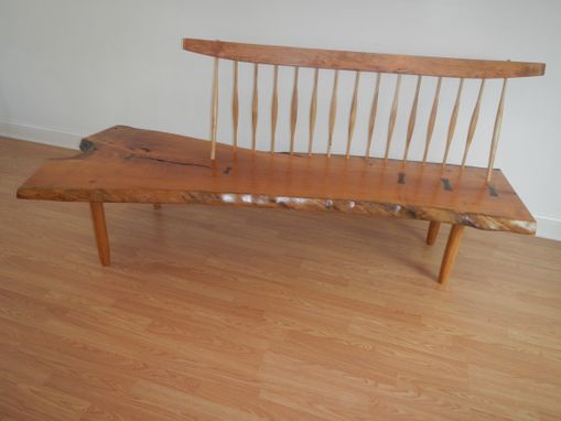 Custom Made Conoid Bench George Nakashima Style Mid Century