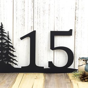 custom house numbers and