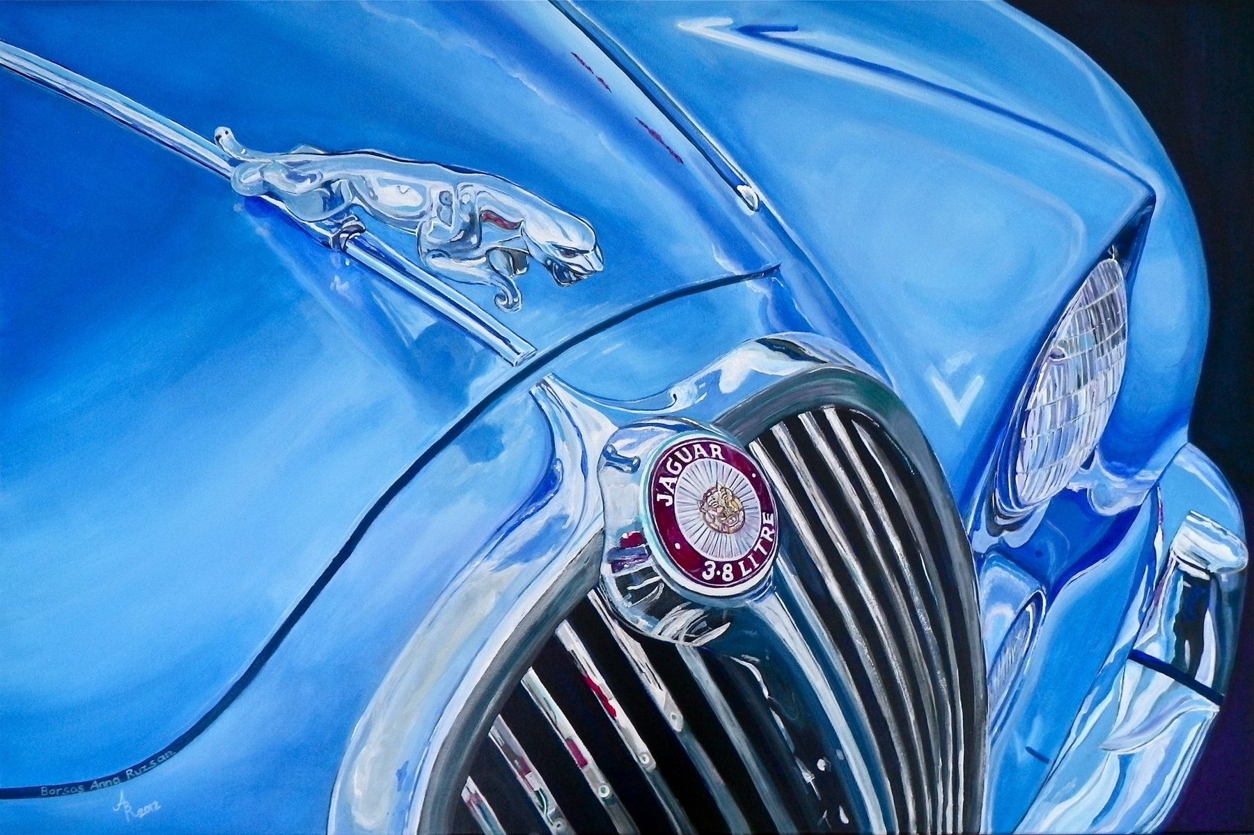 Buy Hand Crafted Custom Car Paintings, Commission Artwork For Home