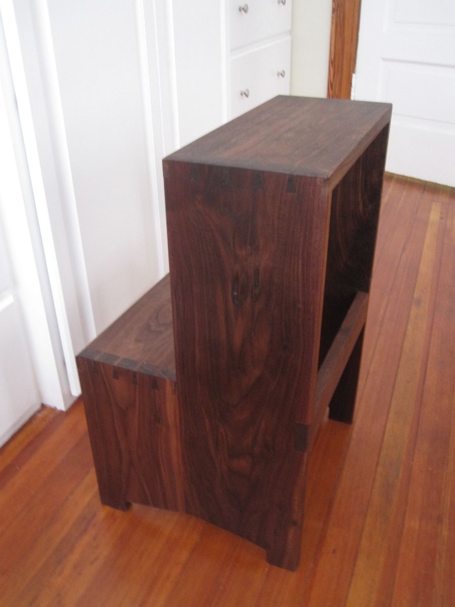 Hand Made Shaker Style Step Stool by Godet's Furniture and 