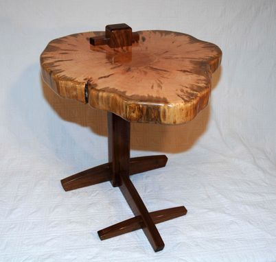 Custom Made Maple Slab Side Table